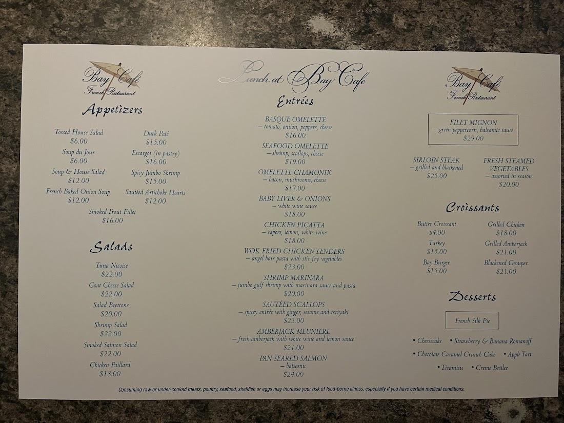 Bay Cafe French Restaurant